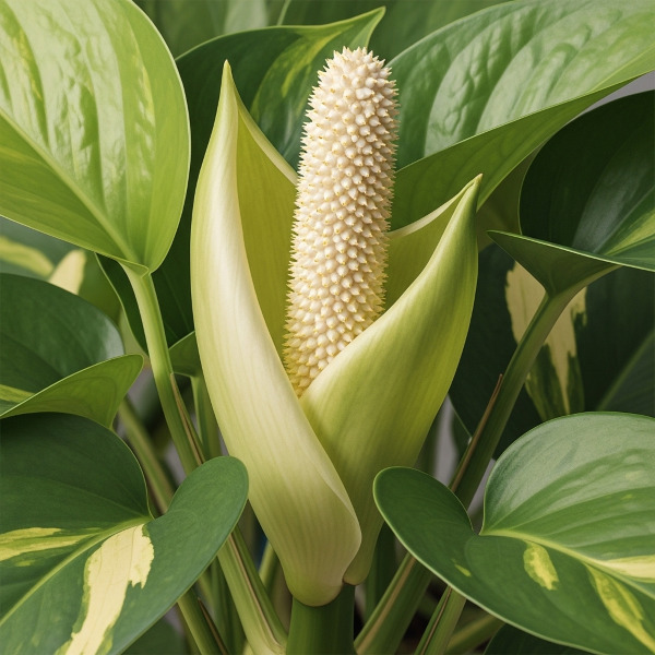 Cây trầu bà có hoa không? Ý nghĩa khi cây trầu bà ra hoa 4 Hoa cây trầu bà