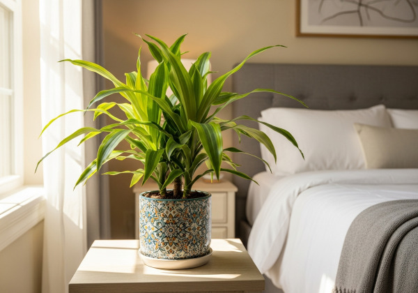 Đặt chậu cây thiết mộc lan trong phòng ngủ
