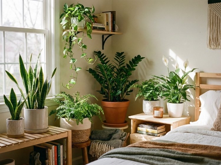 Các loại cây cảnh trang trí phòng ngủ 2