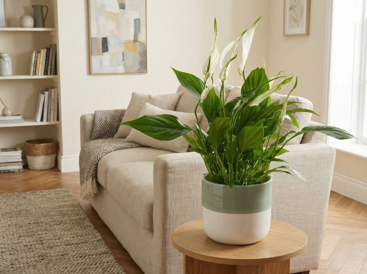 Đặt Cây Lan Ý trong phòng khách